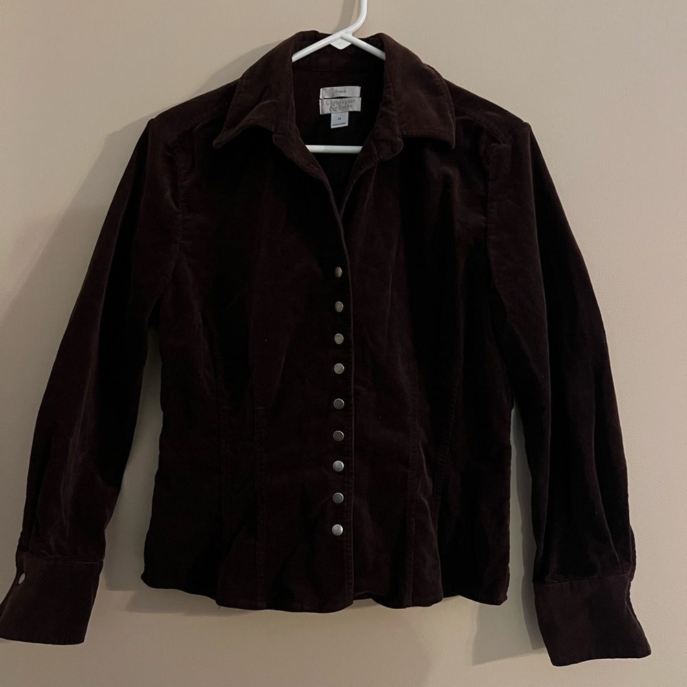 Corduroy Button Up Women’s Jacket
